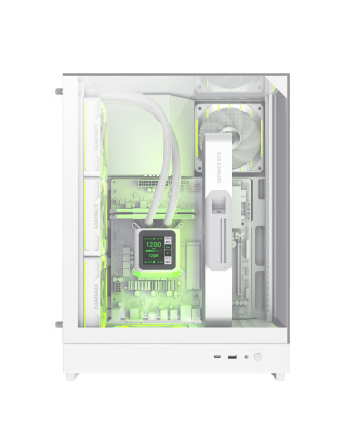 Gamemax Case | T20 WH | White | M-ATX | Power supply included No