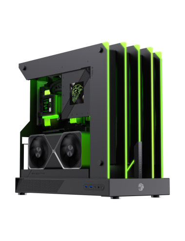 Gamemax Case | BLADE CONCEPT | Black | ATX | Power supply included No