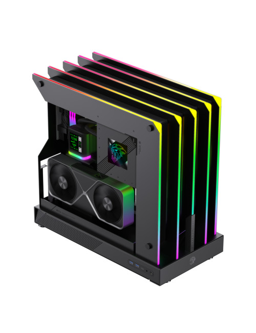 Gamemax Case | BLADE CONCEPT | Black | ATX | Power supply included No