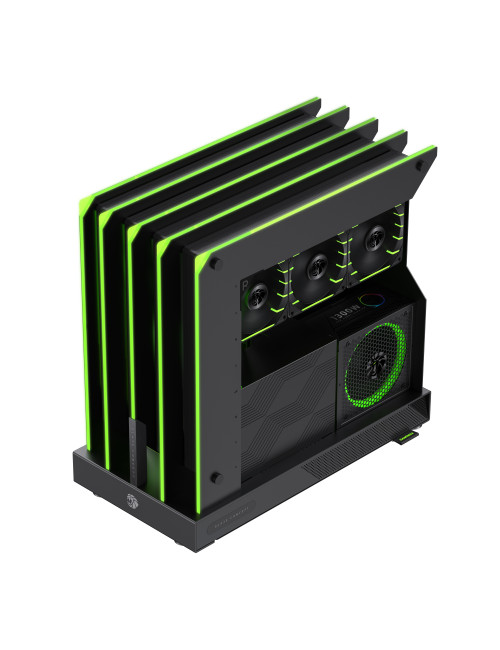 Gamemax Case | BLADE CONCEPT | Black | ATX | Power supply included No