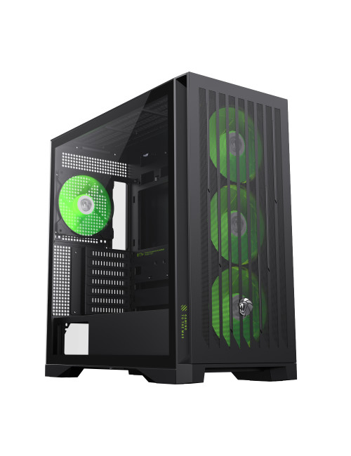 Gamemax Case | LEADER 2 BK | Black | E-ATX | Power supply included No