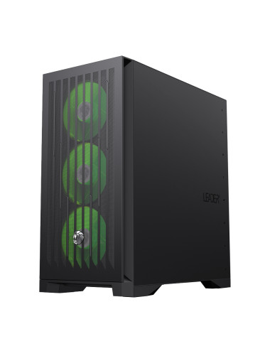 Gamemax Case | LEADER 2 BK | Black | E-ATX | Power supply included No