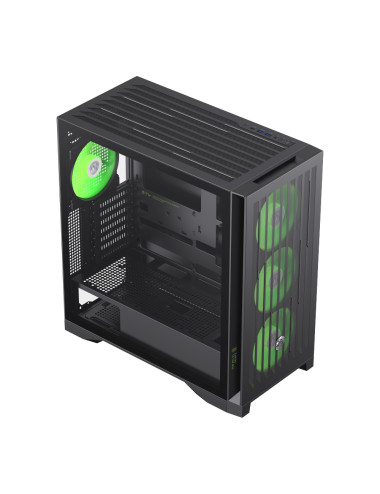 Gamemax Case | LEADER 2 BK | Black | E-ATX | Power supply included No
