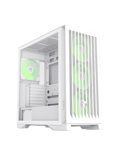 Gamemax Case | LEADER 2 WH | White | E-ATX | Power supply included No