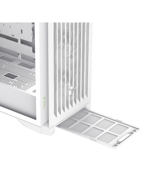 Gamemax Case | LEADER 2 WH | White | E-ATX | Power supply included No