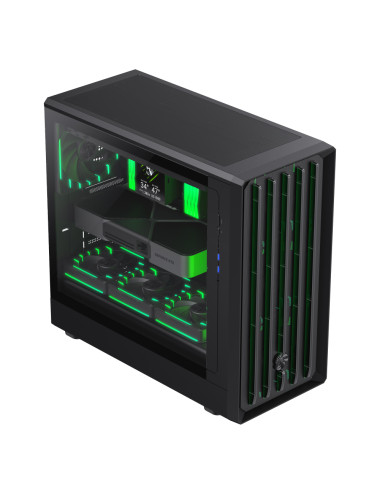 Gamemax Case | CLAW 460 BK | Black | Mid-Tower | Power supply included No