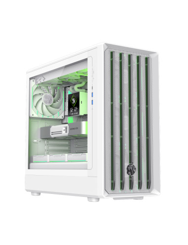 Gamemax Case | CLAW 460 WH | White | Mid-Tower | Power supply included No