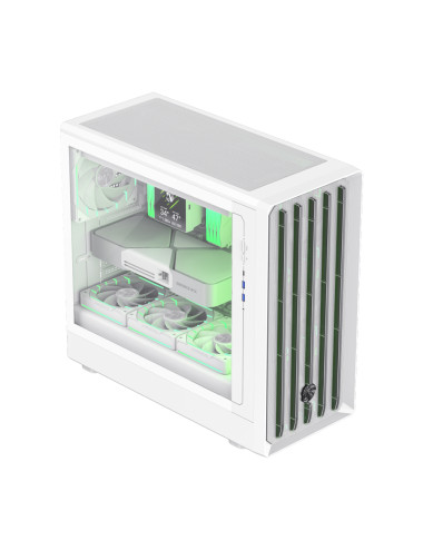 Gamemax Case | CLAW 460 WH | White | Mid-Tower | Power supply included No