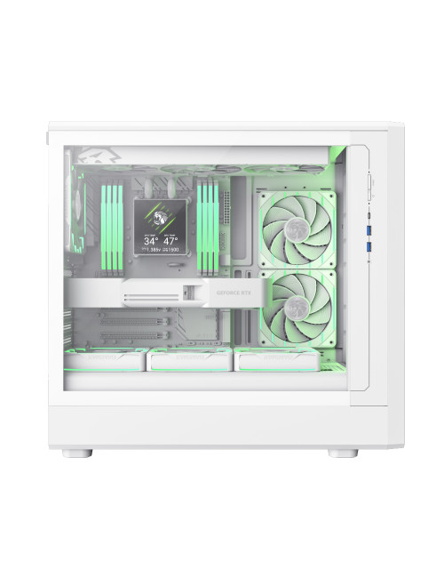 Gamemax Case | CLAW 460 WH | White | Mid-Tower | Power supply included No