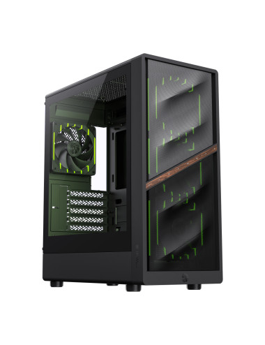 Gamemax Case | AERIS 330 MB | Black | Mini Tower | Power supply included No