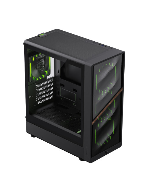 Gamemax Case | AERIS 330 MB | Black | Mini Tower | Power supply included No