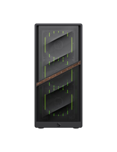 Gamemax Case | AERIS 330 MB | Black | Mini Tower | Power supply included No