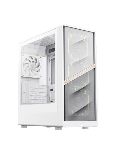 Gamemax Case | AERIS 330 MW | White | Mini Tower | Power supply included No