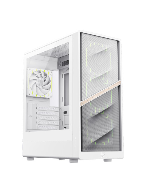 Gamemax Case | AERIS 330 MW | White | Mini Tower | Power supply included No