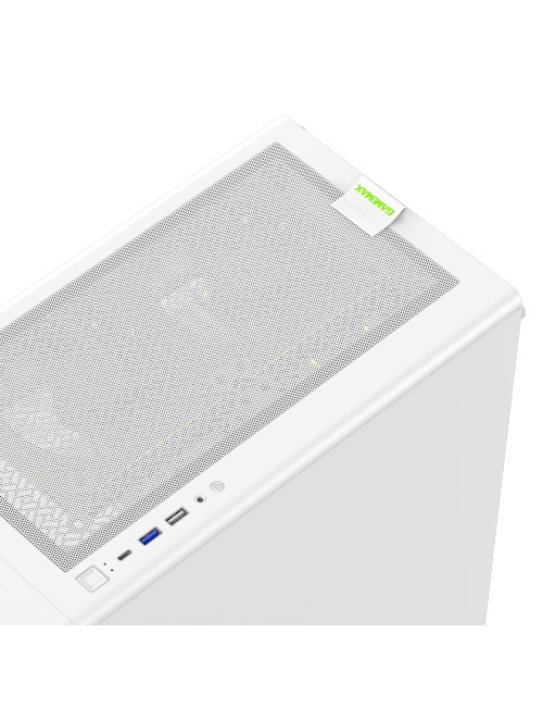 Gamemax Case | AERIS 330 MW | White | Mini Tower | Power supply included No