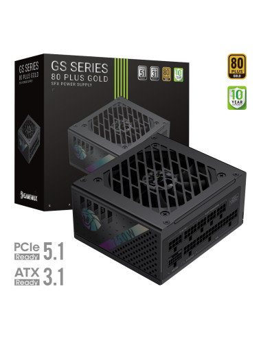 Gamemax Power Supply, 80 PLUS, Gold | GS 750G | 750 W