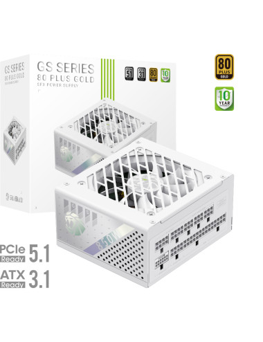 Gamemax Power Supply, 80 PLUS, Gold | GS 850G WH | 850 W
