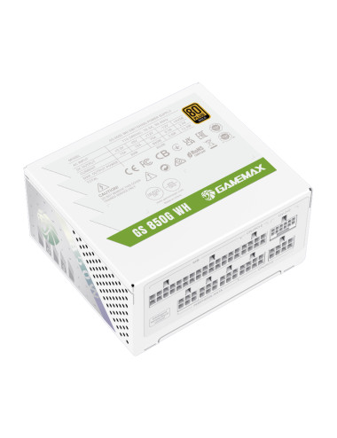 Gamemax Power Supply, 80 PLUS, Gold | GS 850G WH | 850 W