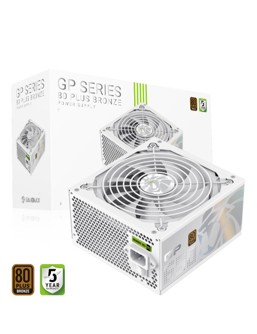 Gamemax Power Supply, 80 PLUS, Bronze | GP 650B WH | 650 W