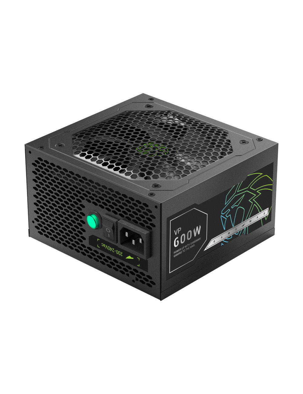 Gamemax Power Supply, 80 PLUS, Standard | VP 600S | 600 W