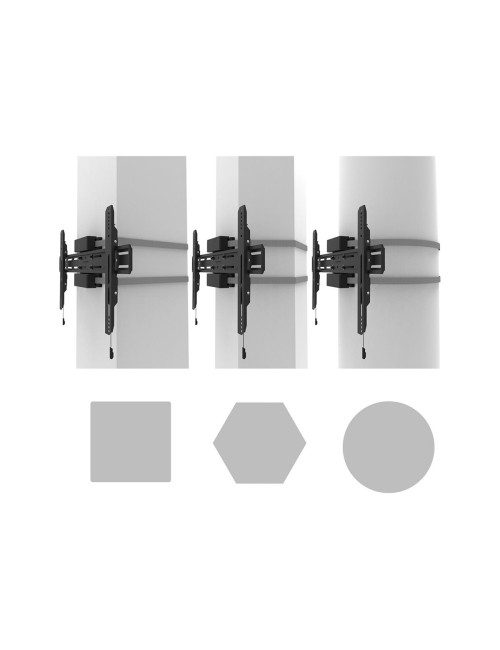 Neomounts WL30S-910BL16 TV pillar mount 40-75" - fixed - lockable - diam. 25-100 cm | Neomounts