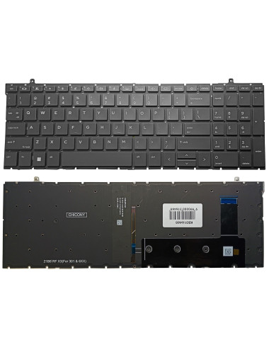 Keyboard HP Elitebook 860 G9, 865 G9, 860 G10, 865 G10, with backlight, US