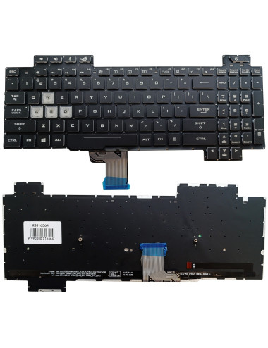 Klaviatūra ASUS Rog Strix Scar GL504, su RGB pašvietimu, US