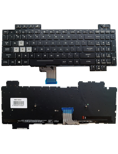 Keyboard ASUS Rog Strix Scar GL504, with RGB backlight, US