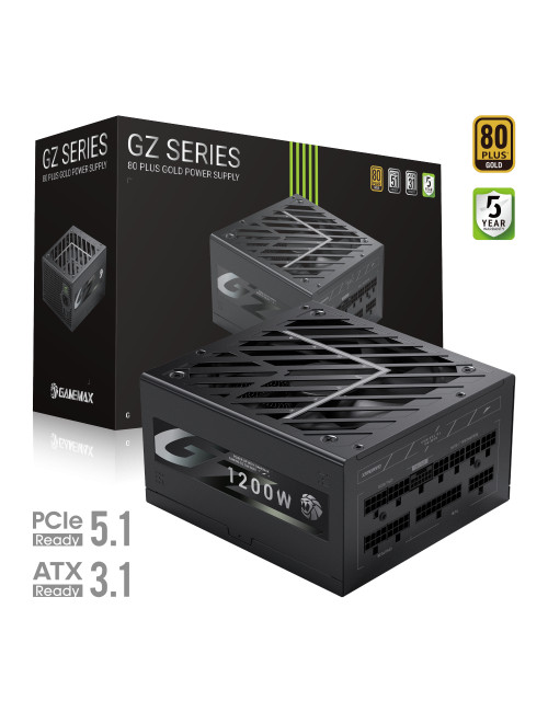 Gamemax Power Supply, 80 PLUS, Gold | GZ 1200G | 1200 W