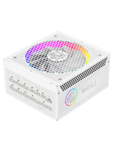 Gamemax Power Supply, 80 PLUS, Gold | RGB 750G WH | 750 W