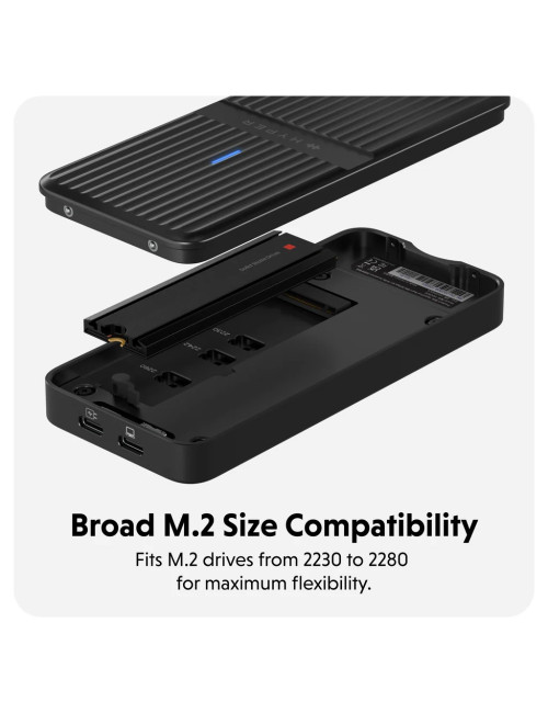 Hyper HyperDrive Next USB4 M.2 PCIe Enclosure | Hyper