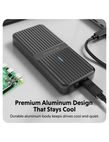 Hyper HyperDrive Next USB4 M.2 PCIe Enclosure | Hyper