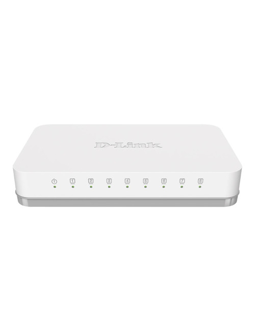 D-Link | Switch | GO-SW-8G/E | Unmanaged | Desktop | Gigabit Ethernet (copper) ports quantity 8