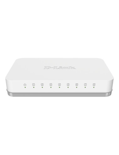 D-Link | Switch | GO-SW-8G/E | Unmanaged | Desktop | Gigabit Ethernet (copper) ports quantity 8