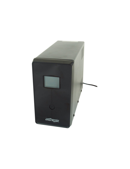 EnerGenie UPS with USB and LCD display, Black | EG-UPS-034 | 1500 VA | 900 W