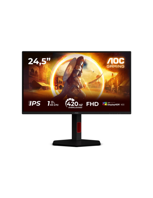 AOC | 25G4KUR | 25 " | Fast IPS | FHD | 16:9 | 420 Hz | 1 ms | 1920 x 1080 pixels | 350 cd/m | HDMI ports quantity 2 | Black