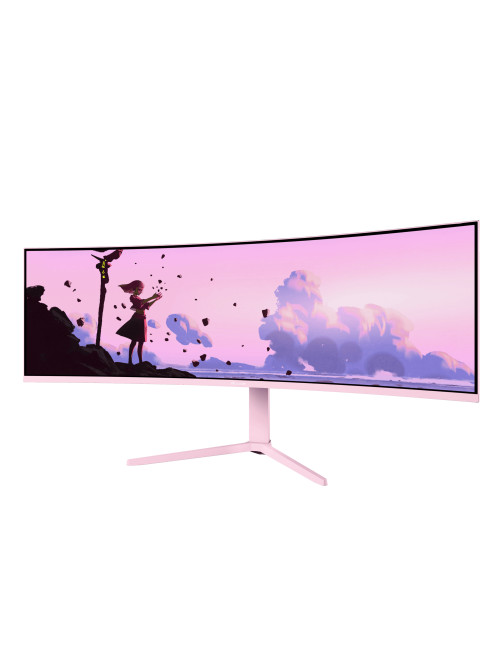 Arozzi Nova | 49 " | VA | 32:9 | 165 Hz | 4 ms | 5120 x 1440 pixels | 350 cd/m | HDMI ports quantity 2 | Pink