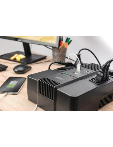 All-in-One USV, 800VA/480W,LED