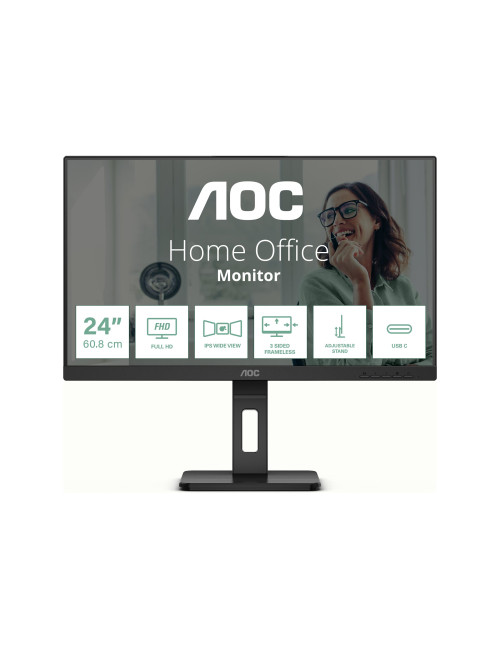 AOC | Monitor | 24P3CV | 23.8 " | IPS | Full HD | 16:9 | 75 Hz | 4 ms | 1920 x 1080 pixels | 300 cd/m | HDMI ports quantity 1 | 