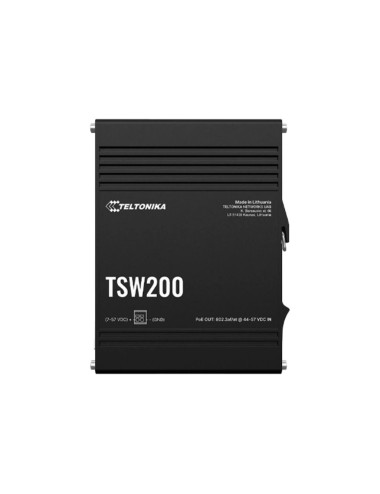 Teltonika TSW200 Ethernet Switch 8x1GbE, PoE+ (TSW2000000B0) | Teltonika