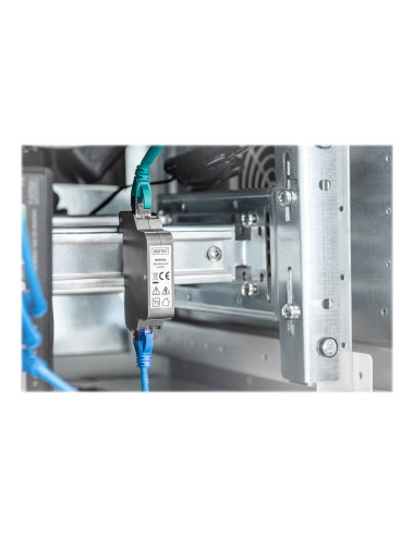 DIGITUS Indoor DIN PoE surge protector