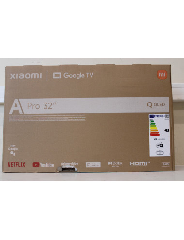 SALE OUT. Xiaomi QLED TV A Pro 2026 32" | SALE OUT. Xiaomi QLED TV A Pro 2026 | 32" | Smart TV | Google TV | HD | Dark Gray | DA