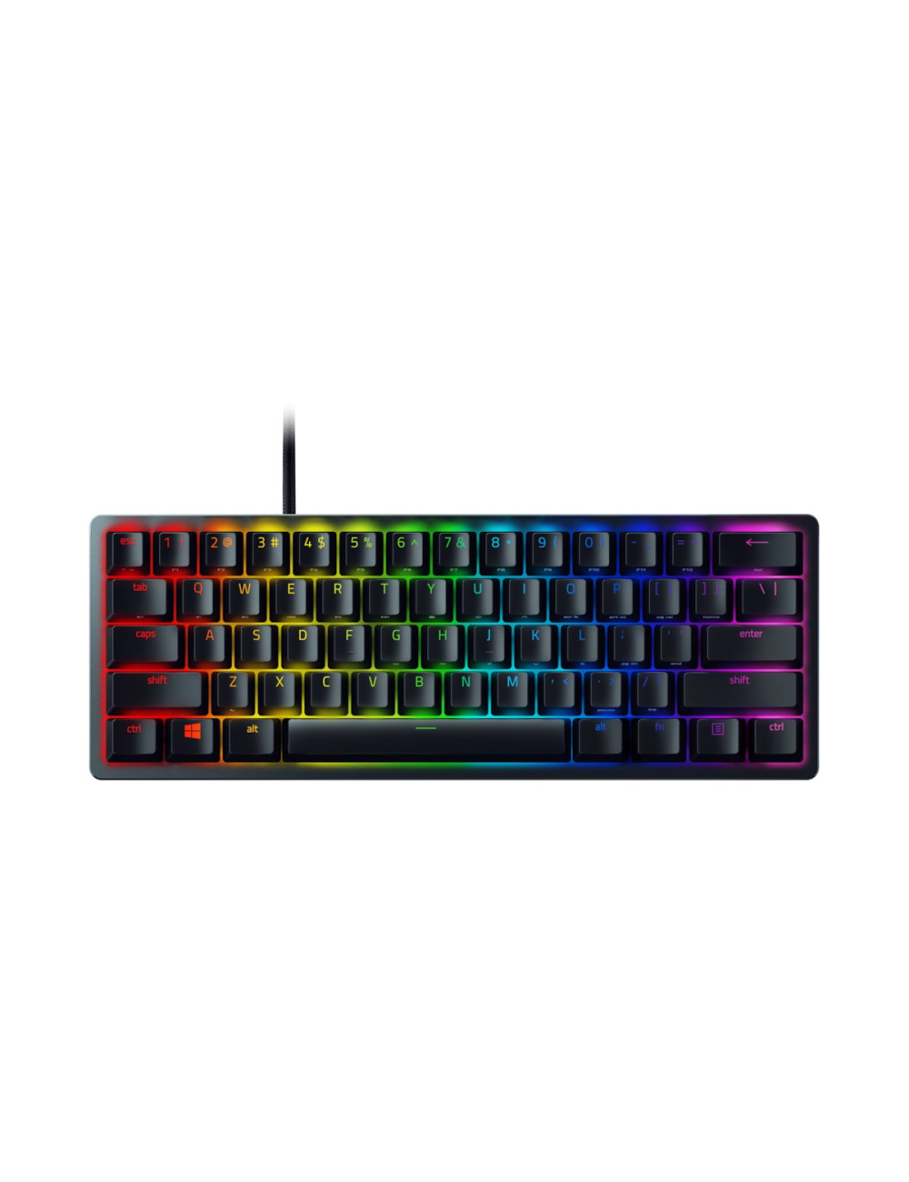 Razer | Huntsman Mini 60% | Gaming keyboard | Wired | Opto-Mechanical | RGB LED light | NORD