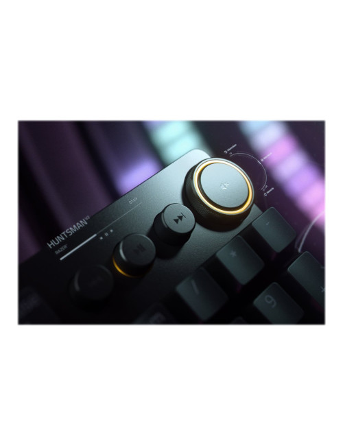 Razer | Huntsman V2 Optical Gaming Keyboard | Gaming keyboard | Wired | RGB LED light | NORD | Black | Numeric keypad | Clicky P