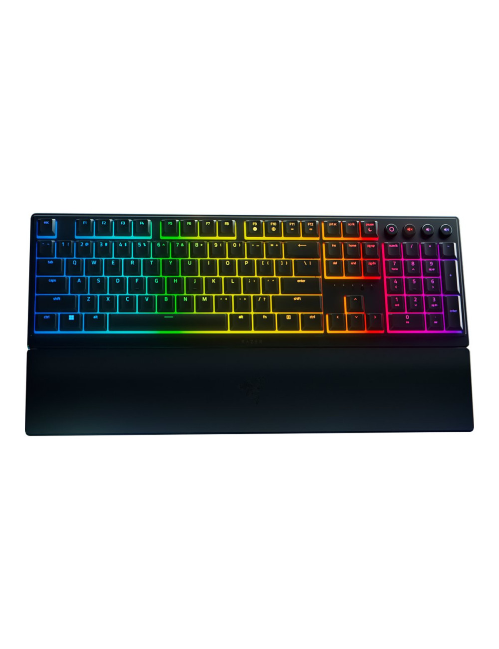 Razer | Gaming Keyboard | Ornata V3 | Gaming keyboard | Wired | RGB LED light | NORD | Black | Numeric keypad | Razer Mecha-Memb