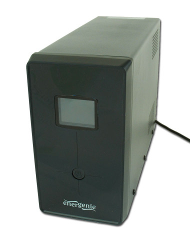 EnerGenie | UPS with USB and LCD display, Black | 1200 VA