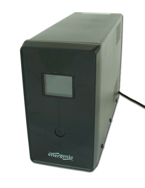 EnerGenie | UPS with USB and LCD display, Black | 1200 VA