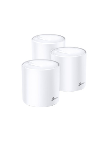 AX3000 Whole Home Mesh Wi-Fi 6 System | Deco X60(3-pack) | 802.11ax | 575+2400 Mbit/s | Ethernet LAN (RJ-45) ports 2 | Mesh Supp