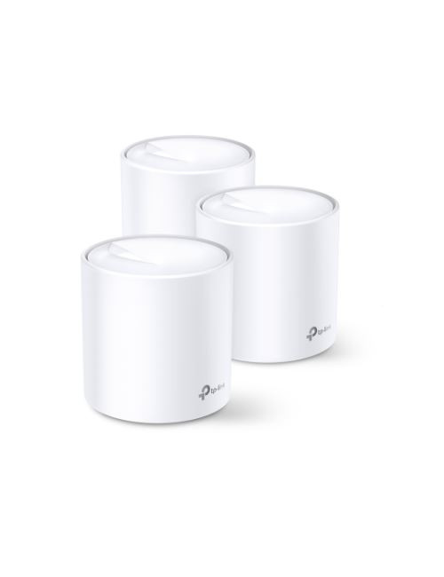 AX3000 Whole Home Mesh Wi-Fi 6 System | Deco X60(3-pack) | 802.11ax | 575+2400 Mbit/s | Ethernet LAN (RJ-45) ports 2 | Mesh Supp