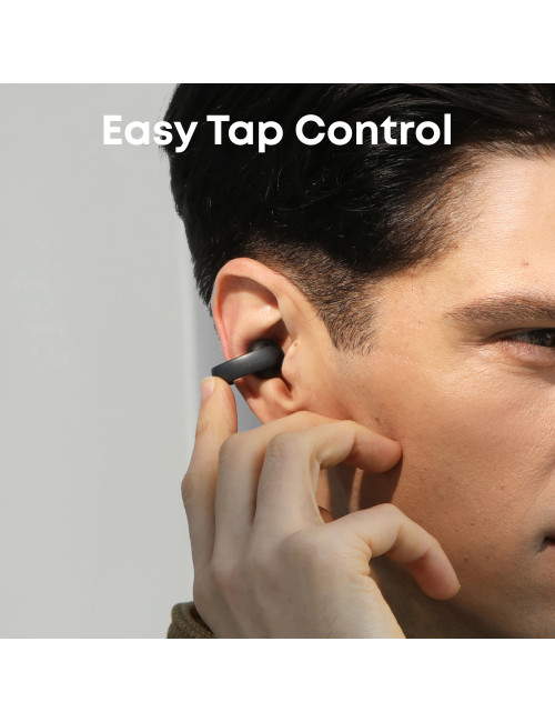 Anker Soundcore Open-Ear Clip-On Earbuds with Adaptive Comfort | AeroClip | Built-in microphone | Bluetooth | Black